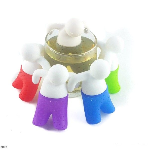 Saringan Teh Bentuk Orang / Silicone Tea Infuser 6007