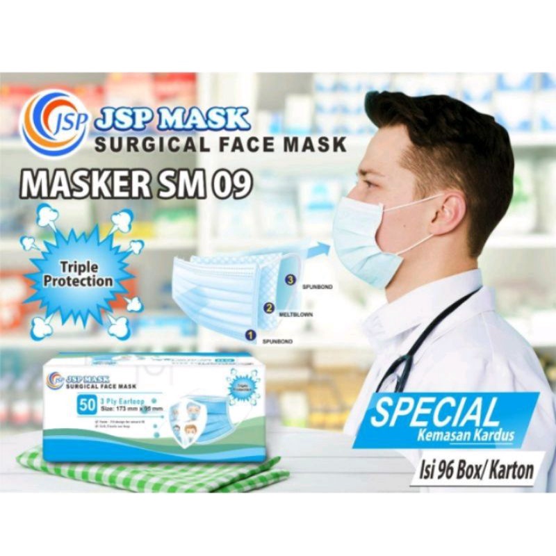 MASKER JSP  (1BOX isi 50)