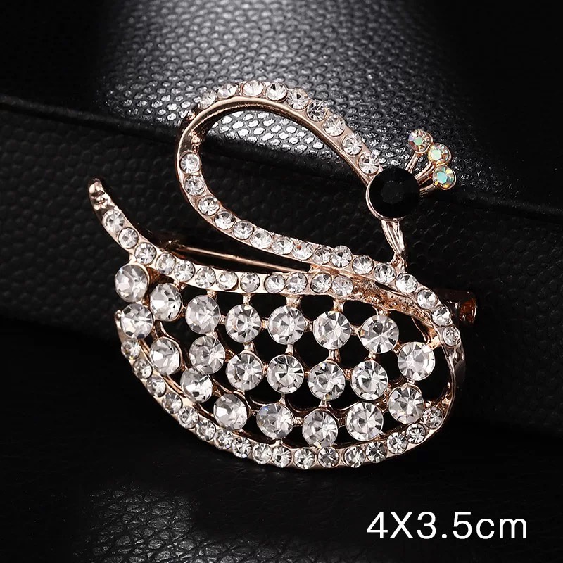 Baru Kreatif Mutiara Pin Bros Berlian Imitasi Bros Elegan Cukup Gaya Bros Mutiara Bros-43#