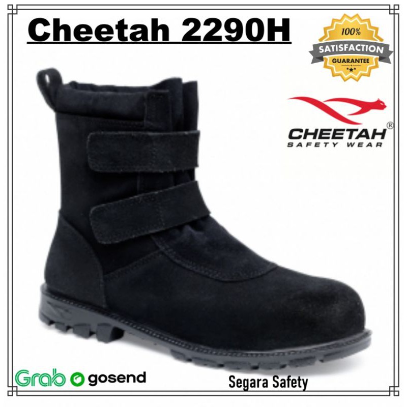 Sepatu Safety Cheetah 2290 H - Safety Shoes Cheetah 2290 Hitam