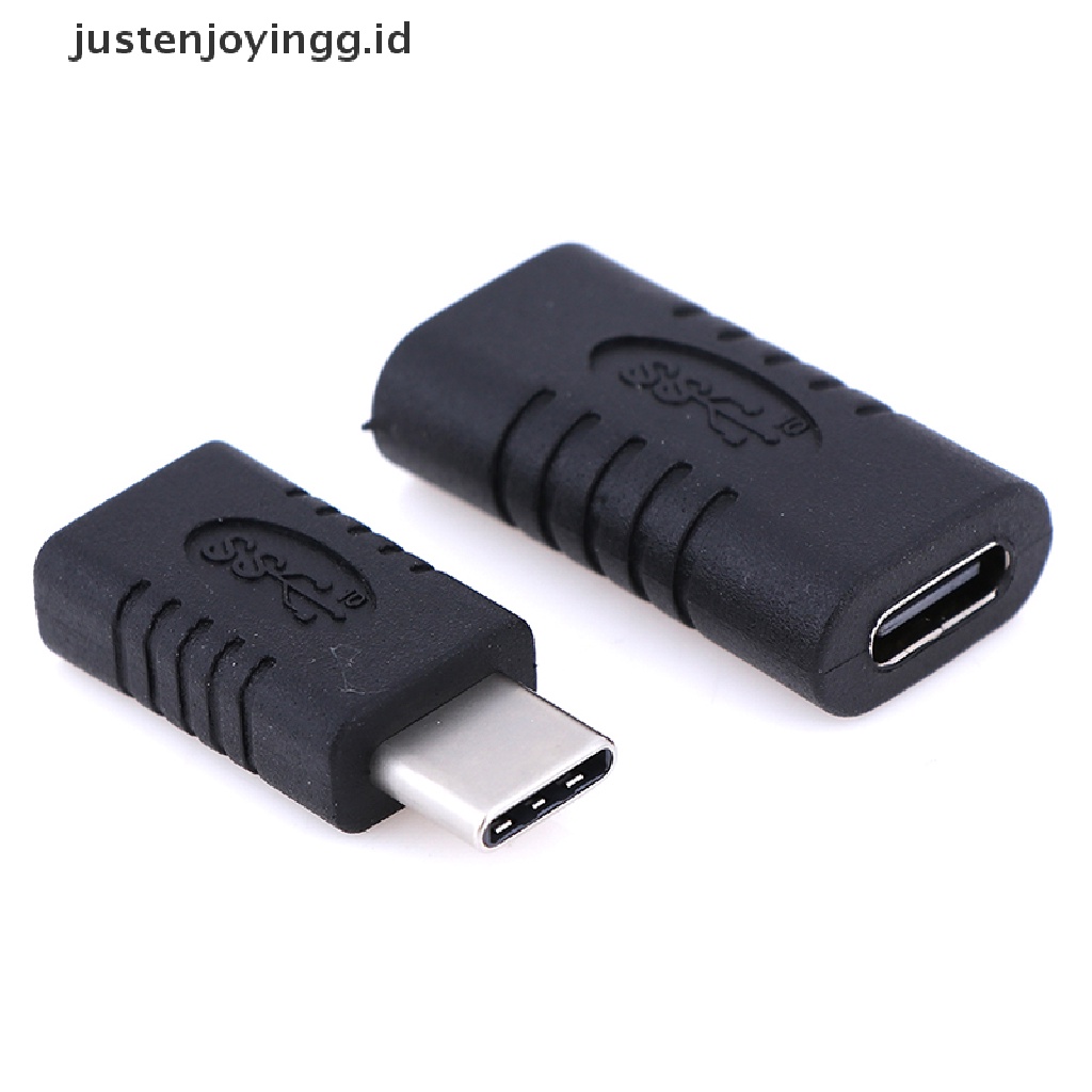 // justenjoyingg.id // Right angle usb 3.1 type c to type c male female usb-c converter adapter ~