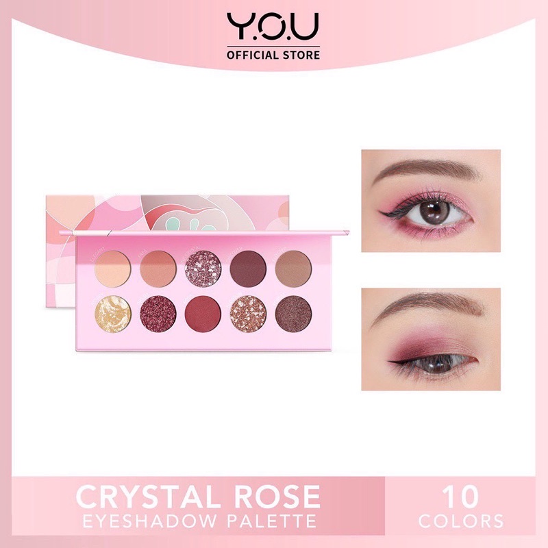 YOU CRYSTAL ROSE EYESHADOW PALLETE