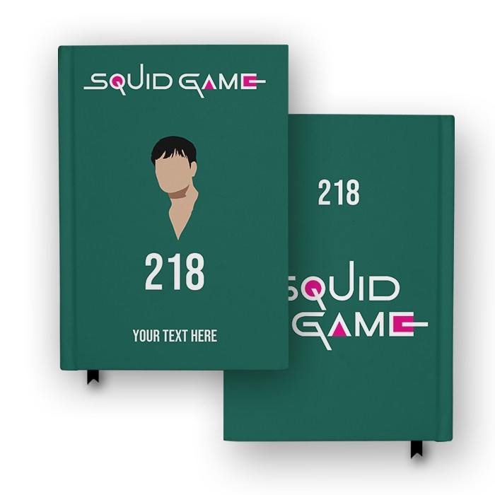 

Buku Catatan Squid Game 218 Sang Woo Diary Jurnal Custom Nama Notebook