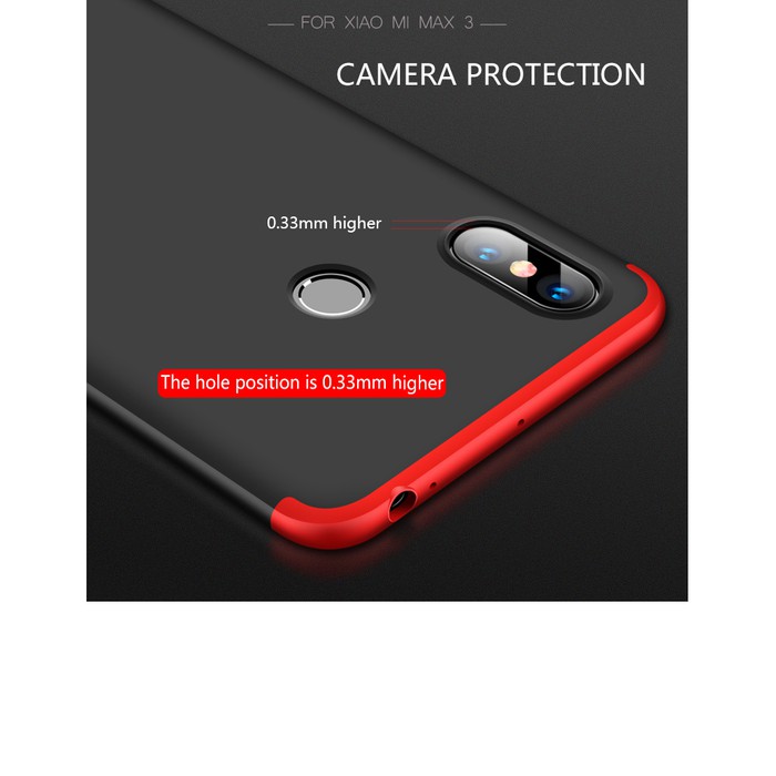 Jual GKK Case Xiaomi Mi Max 2 3 4 5 6 - 360 Full Protection [Original] - Mi Max 3, Red Black