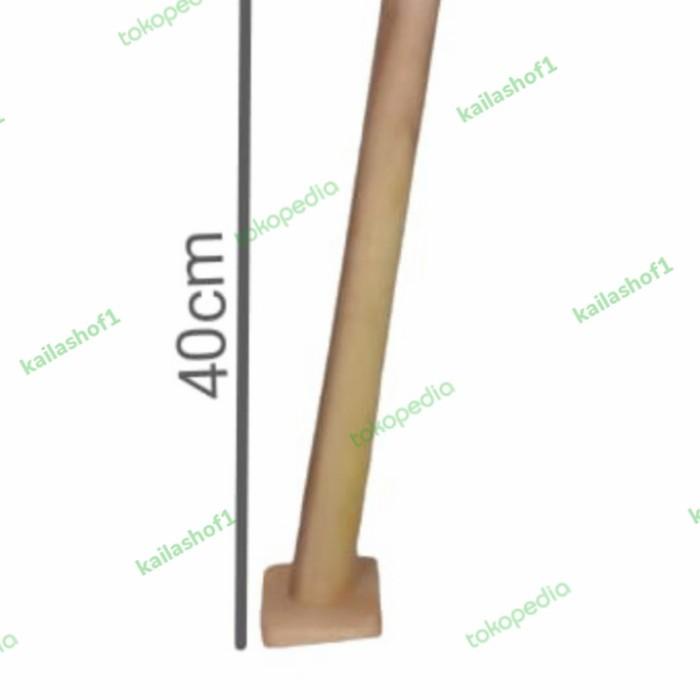 Meja Kaki Meja Kayu Bulat Miring 40Cm