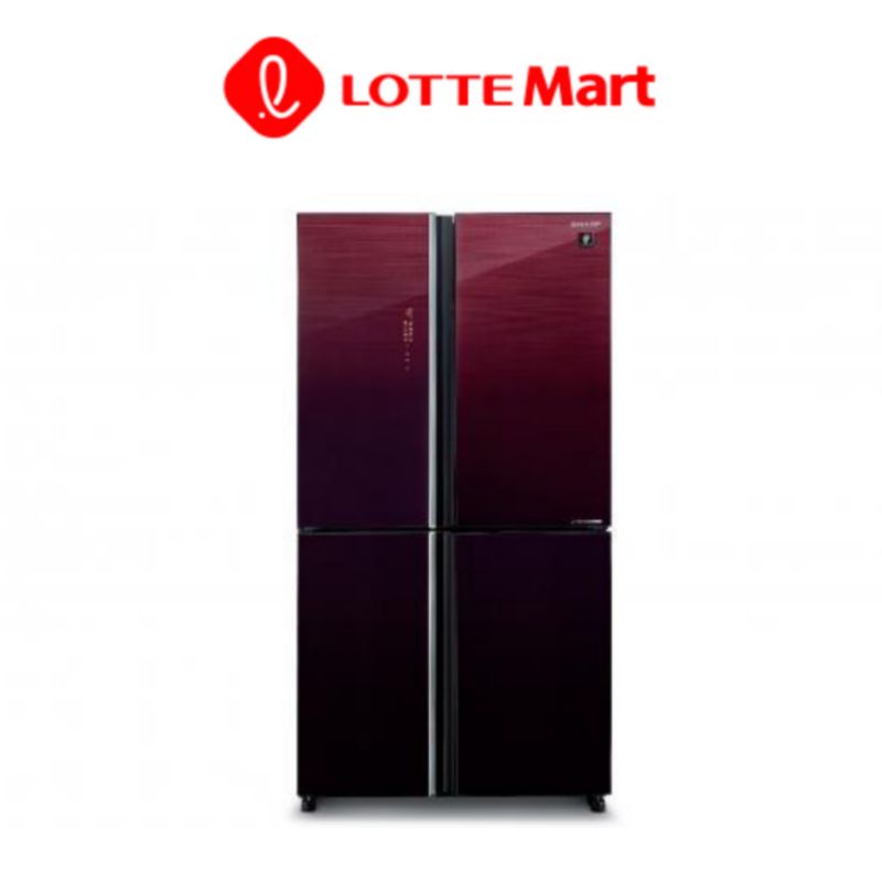 Kulkas Sharp SJ-IF85PG-GR Side by Side 4 Pintu 590L