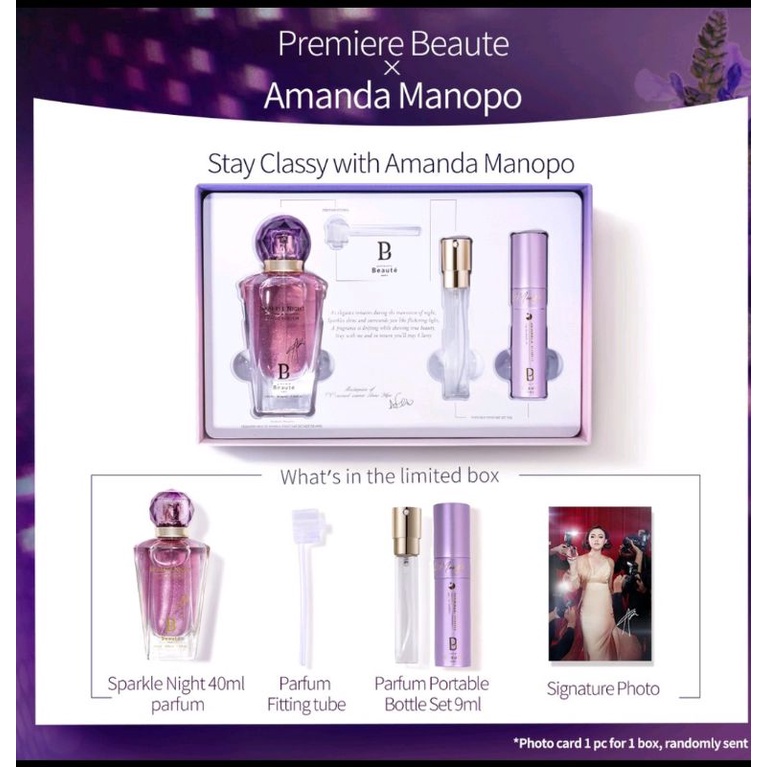0Premiere Beaute X Amanda Manopo Parfum Limited Box GLITTER DAY/
