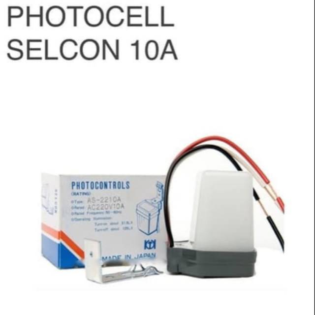 Sensor Cahaya / PhotoCell / Photo Sensor 10A MODEL SELCON