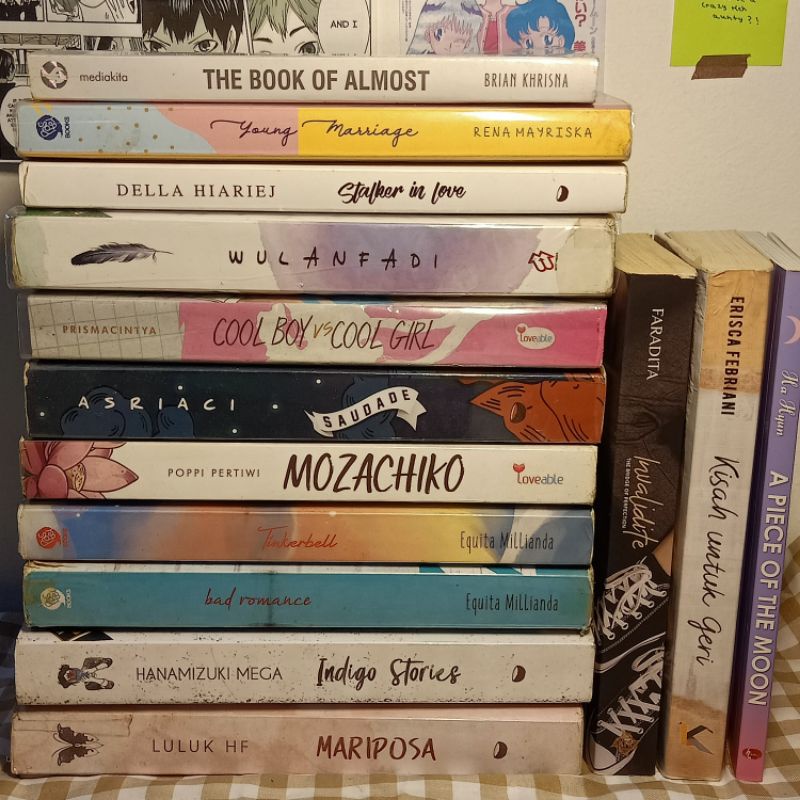 Preloved Obral Buku Novel Original Wattpad Invalidite Kisah untuk Geri Mariposa Mozachiko Saudade