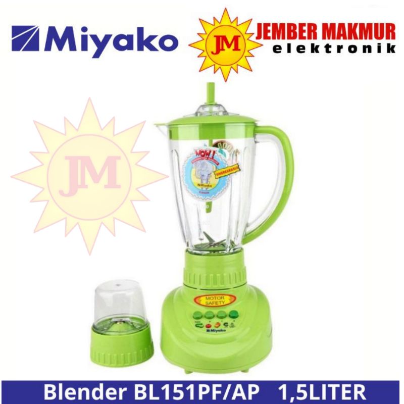 MIYAKO BLENDER BL-151PF/AP Blender Plastik 1,5 Liter MIYAKO