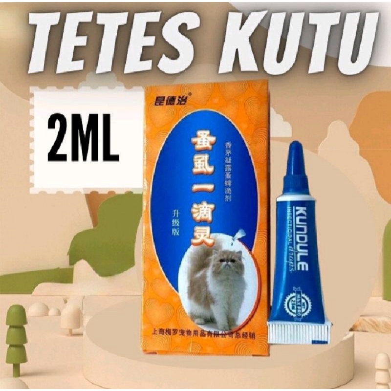 Obat Kutu Tetes Kucing Anjing Obat anti kutu Pembasmi kutu