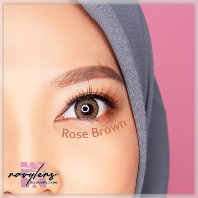 SOFTLENS NAVY ROSE 15 mm BY OMEGA EYECARE ( NORMAL )