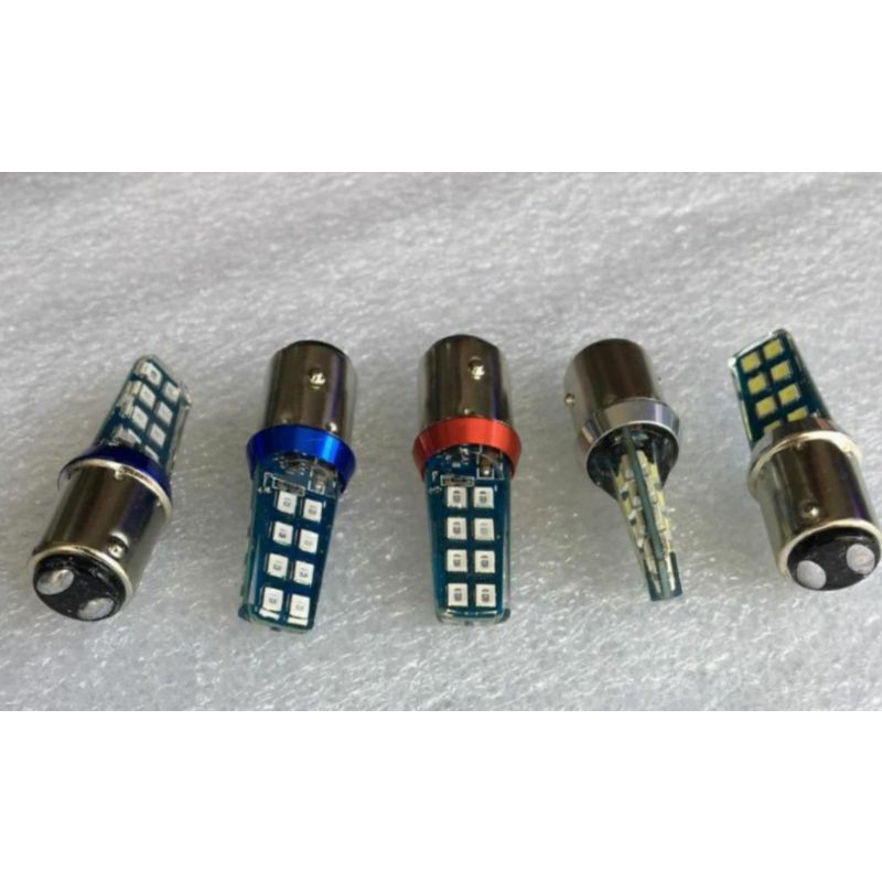 lampu stop 16 led flash diam lampu stop motor mobil DC-12 Volt