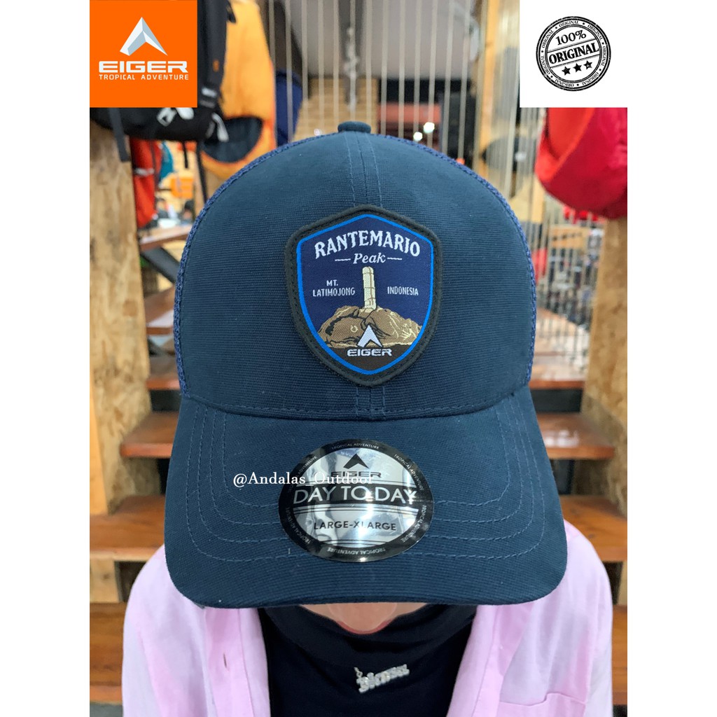 EIGER001 TOPI GUNUNG PRIA RANTEMARIO, NAVY 5735