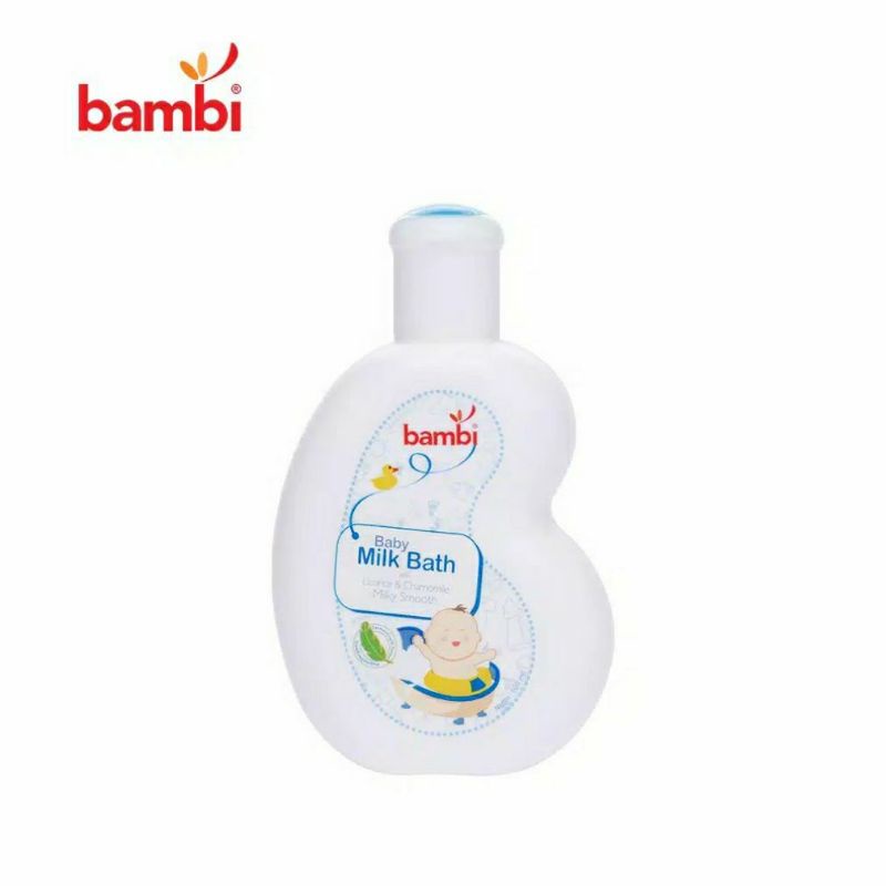 Bambi Baby Milk Bath 100ml - Bambi Sabun Mandi Bayi - Sabun Bayi