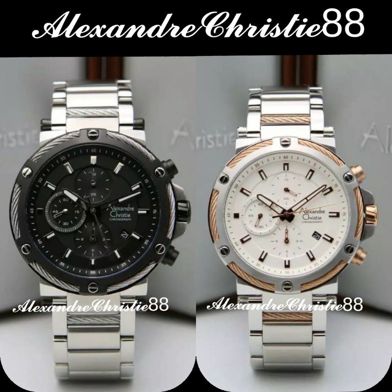 Jam Tangan Pria Alexandre Christie 6561 AC 6561 AC6561MC | Original