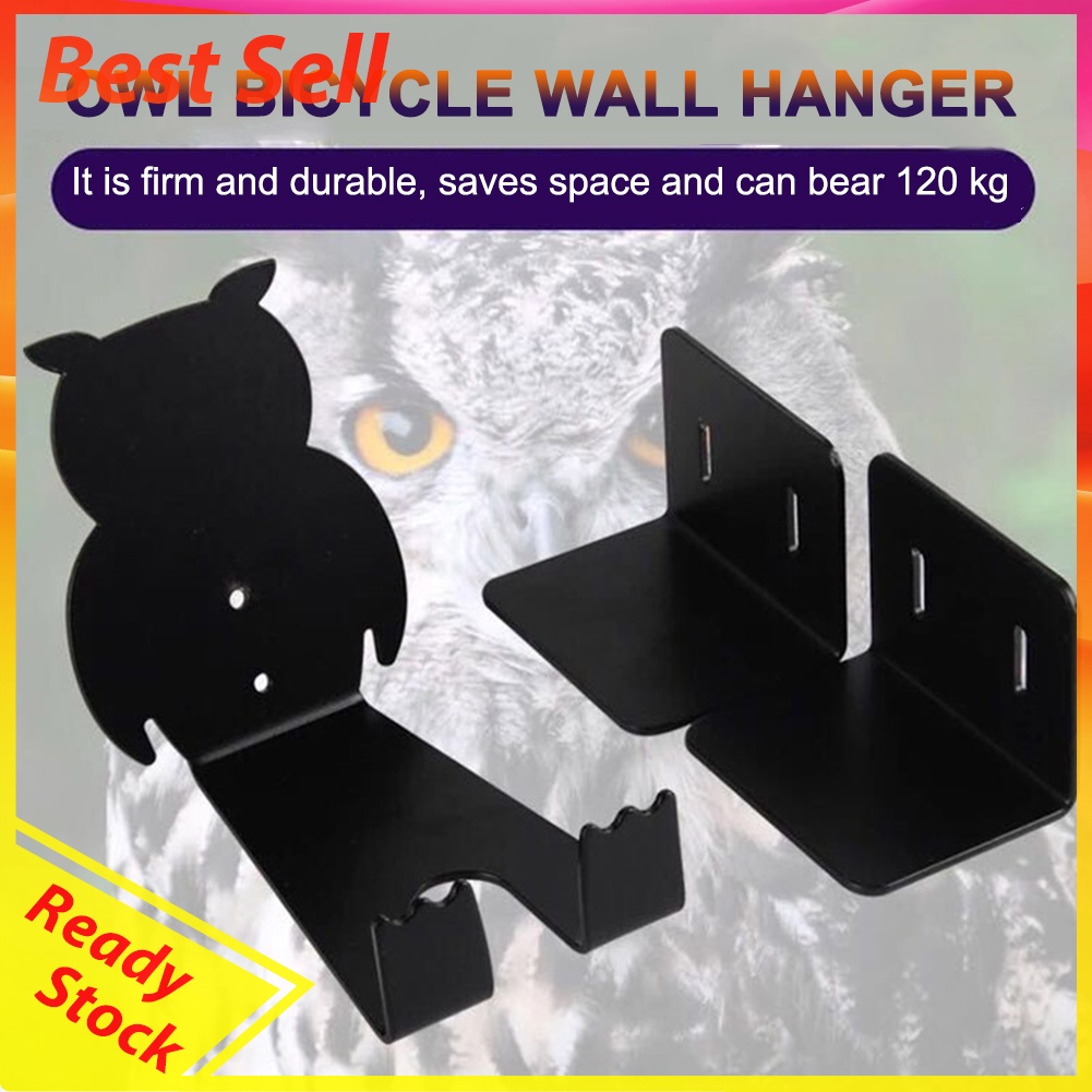 Owl Road Bicycle Storage Hanger Wall Mount Organizer Rack MTB Hanging Hook