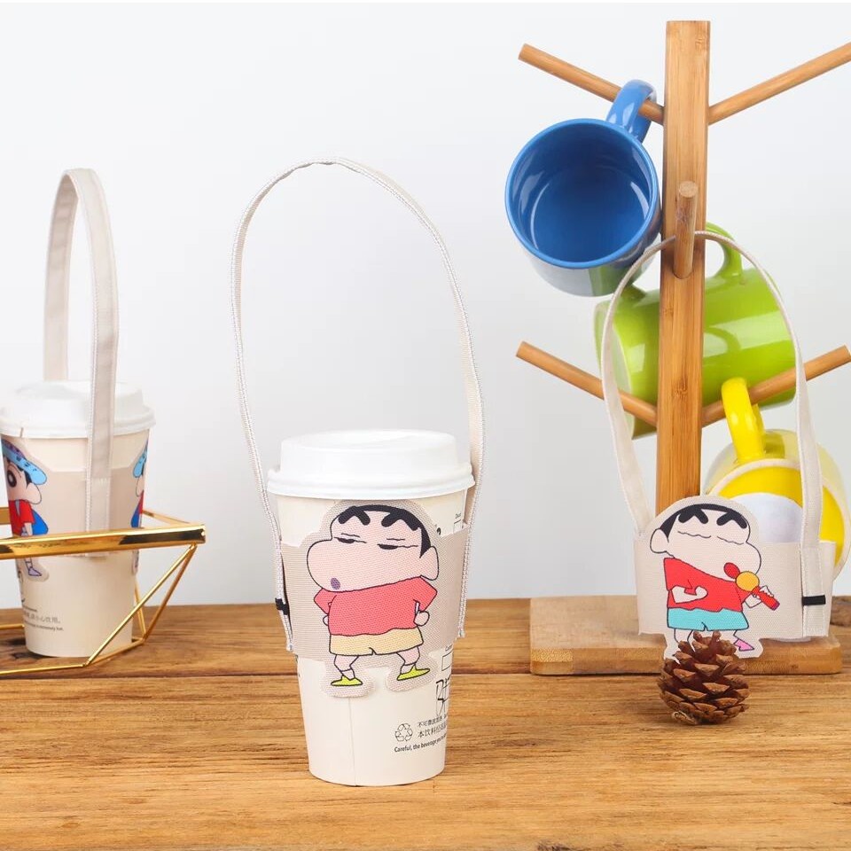 Cangkir Minum Desain Kartun Crayon Sinchan Lucu Untuk Teh Susu