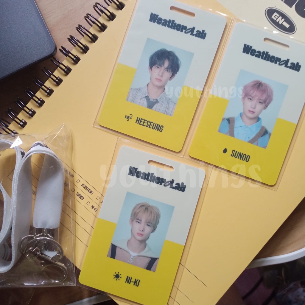SALE WTS ENHYPEN PHOTOCARD SEASON GREETING 2022 SG22 ID CARD LANYARD