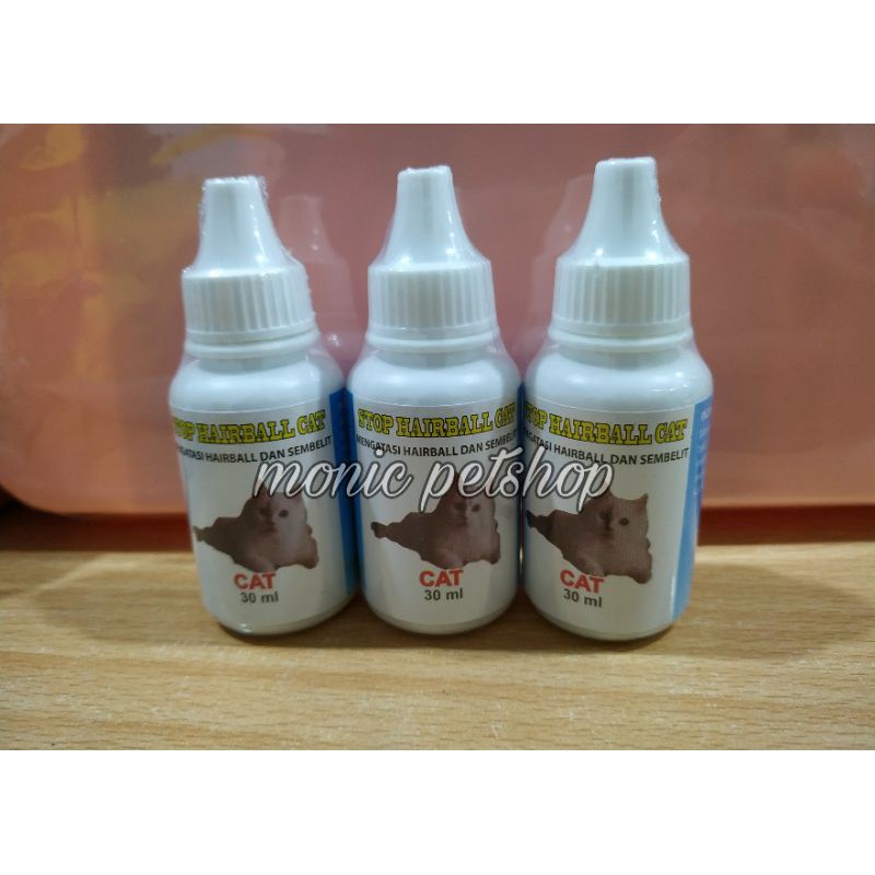 STOP HAIRBALL CAT 30ml - Obat Anti Sembelit Kucing