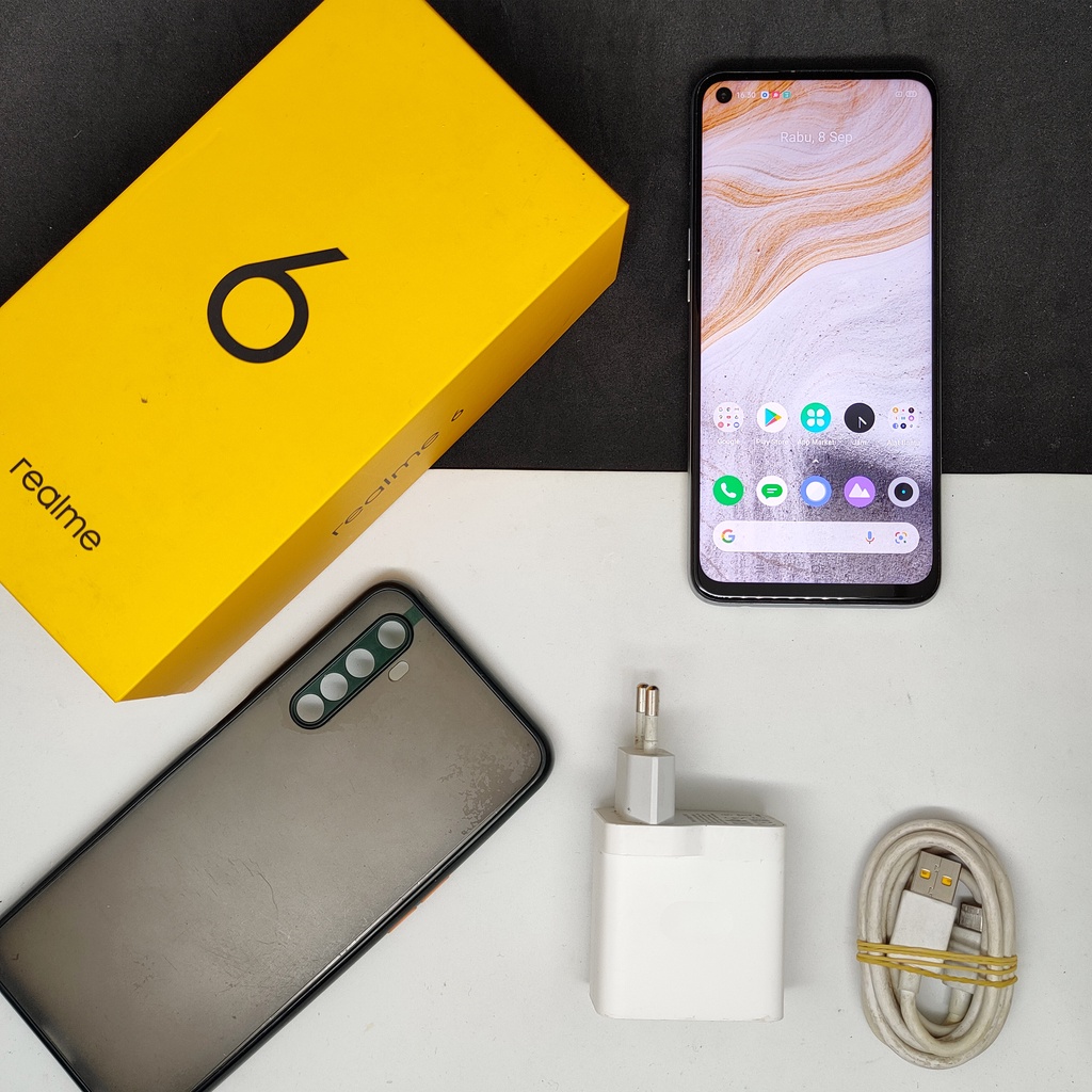 REALME 6 RAM 8/128 GB hp second murah