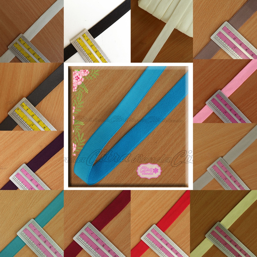 KRE15 Karet Soft Elastis Cantik Lebar 1,5 Cm
