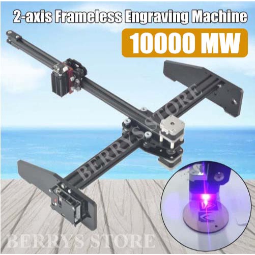 MESIN CNC LASER CUTTING GRAFIR ENGRAVING KAYU 10000MW 10Watt
