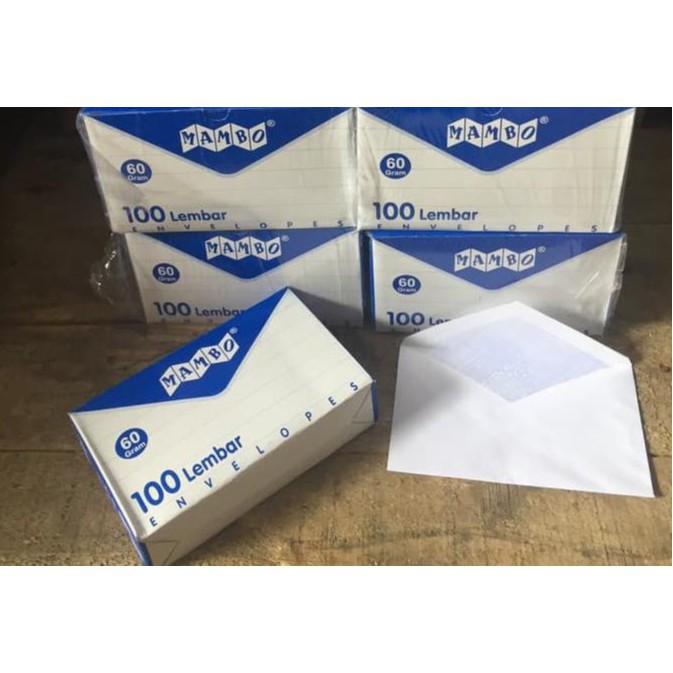 

AMPLOP PUTIH MAMBO MINI BUKA ATAS 60GR UKURAN 7X12 CM