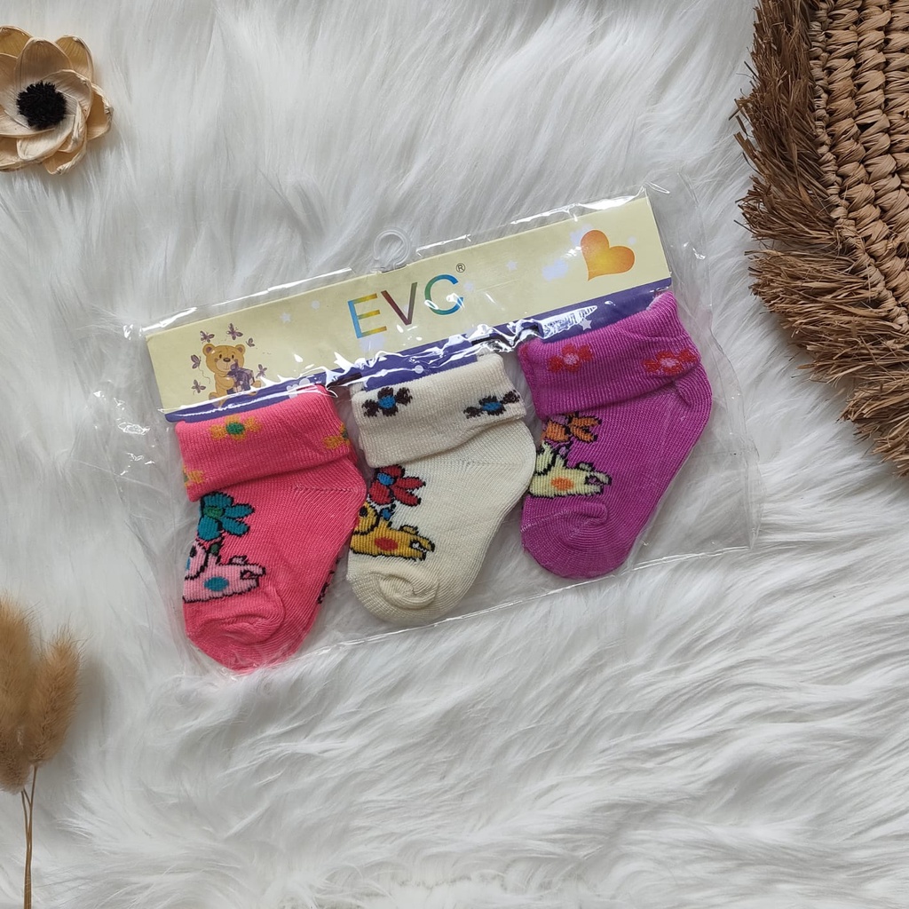 kaos kaki bayi isi 3 boy / girl