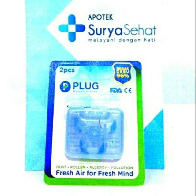 Plug Nasal Filter isi 2 pc (Penyaring hidung)