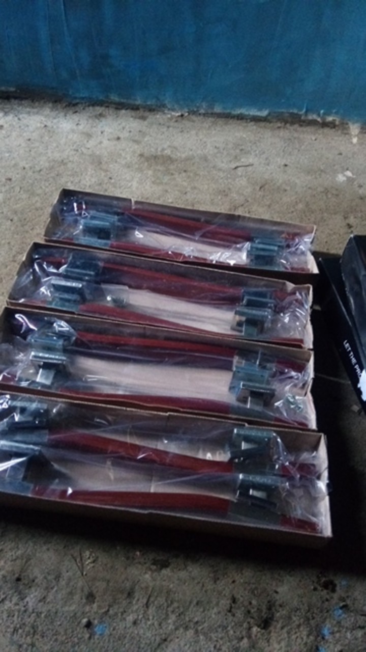 Handle Pintu Rumah Kobra 45 Cm Kayu Kotak Es Natural Coklat Tarikan Pintu Gagang Pintu Kunci Pintu