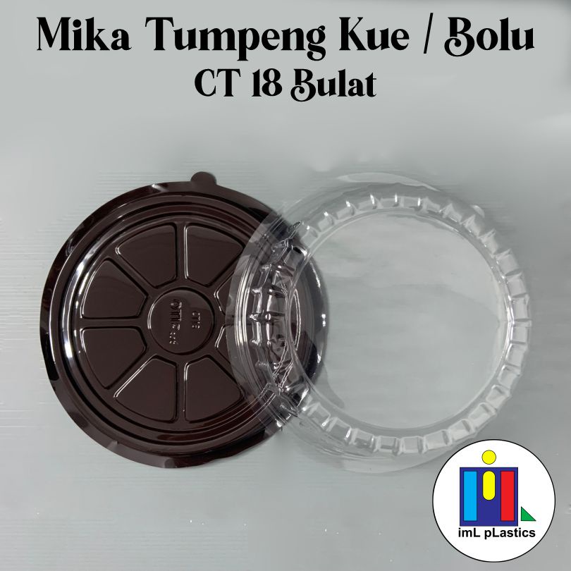 Mika Cake Tray / Box Kue / Kotak Kue / Tumini / Bulat / CT 18 - set 10pcs