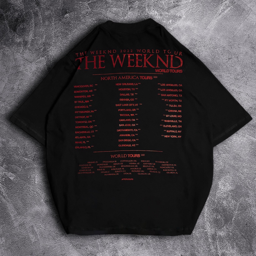 [Oversize] BAJU KAOS OVERSIZE / OVERSIZE T-SHIRT &quot;The Weekend&quot;