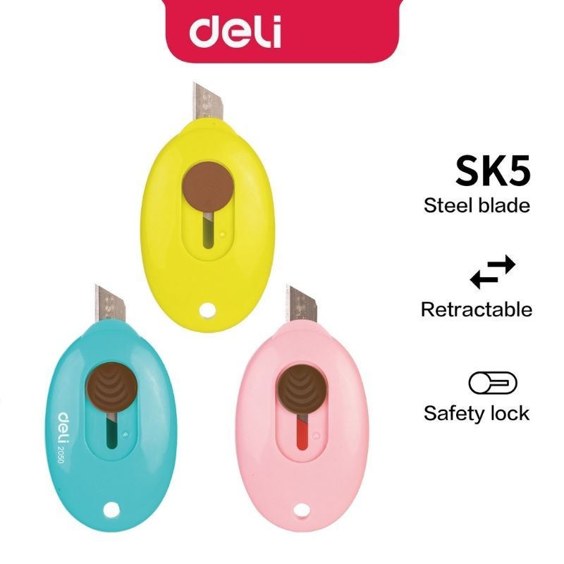 

Deli Mini Cutter Portabel 3 Warna TERMURAH