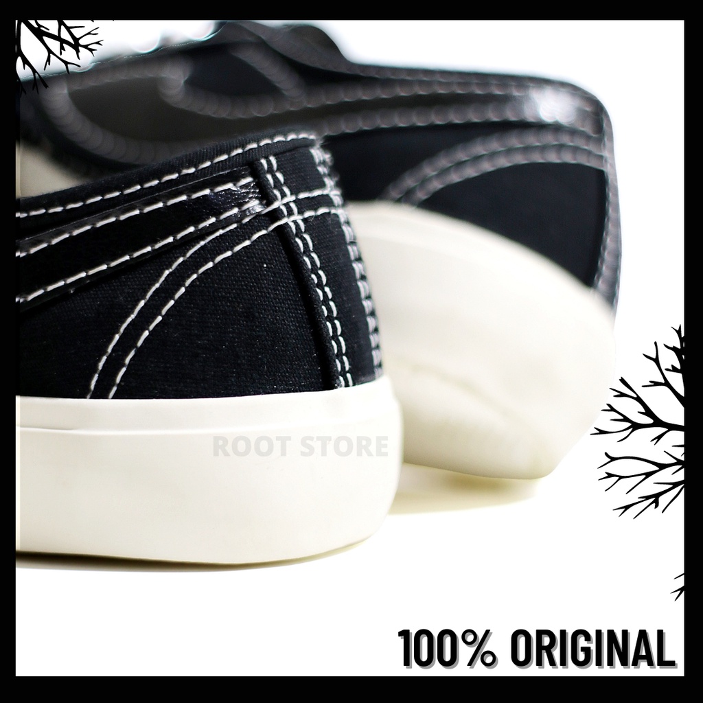 100% Original Sepatu Lokal Casual Low | Not Compass Gazelle Black White