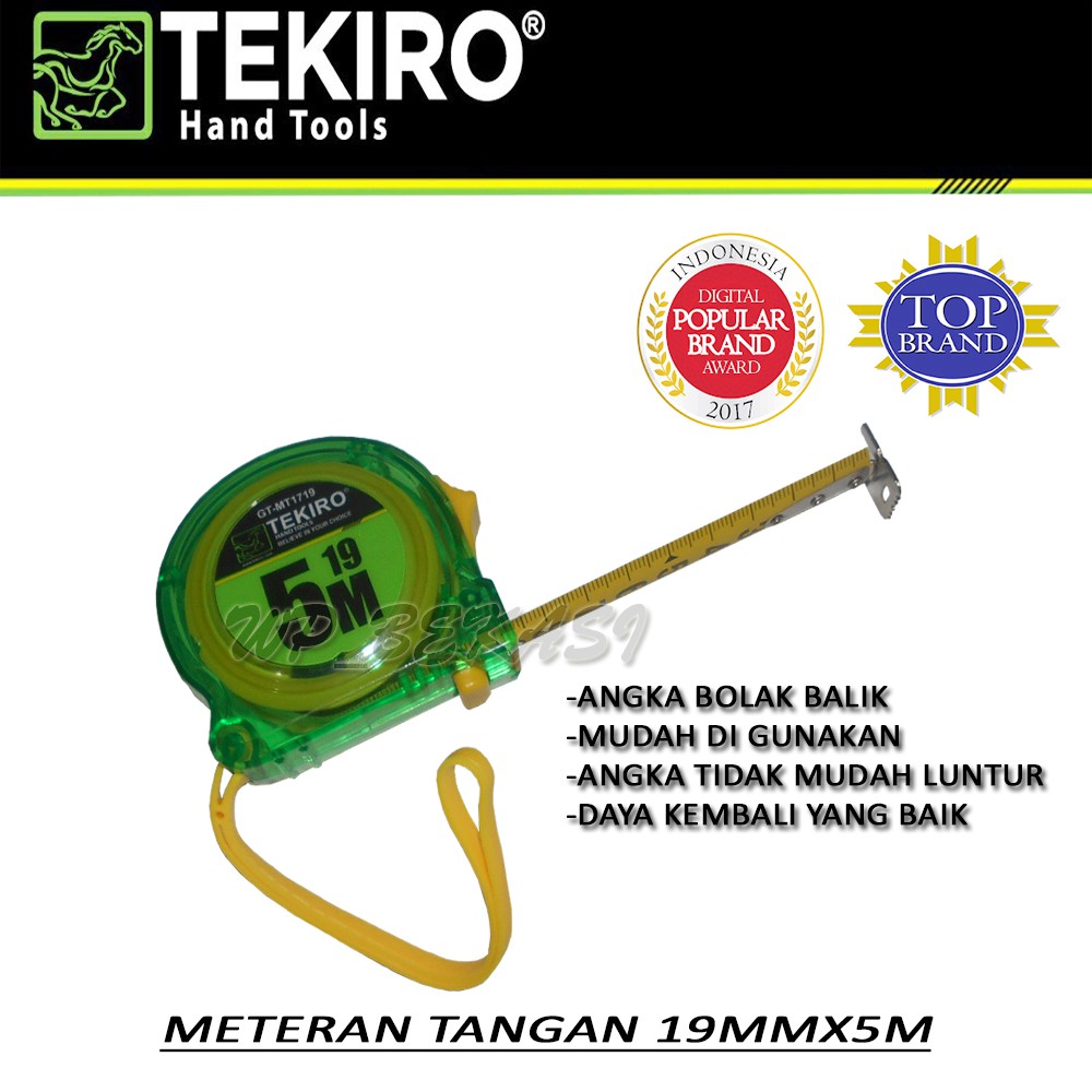 Sale Tekiro Meteran Tangan Transparan Standard Japan 5m X 19mm Angka Bolak Balik xnMGgLtDDX03o