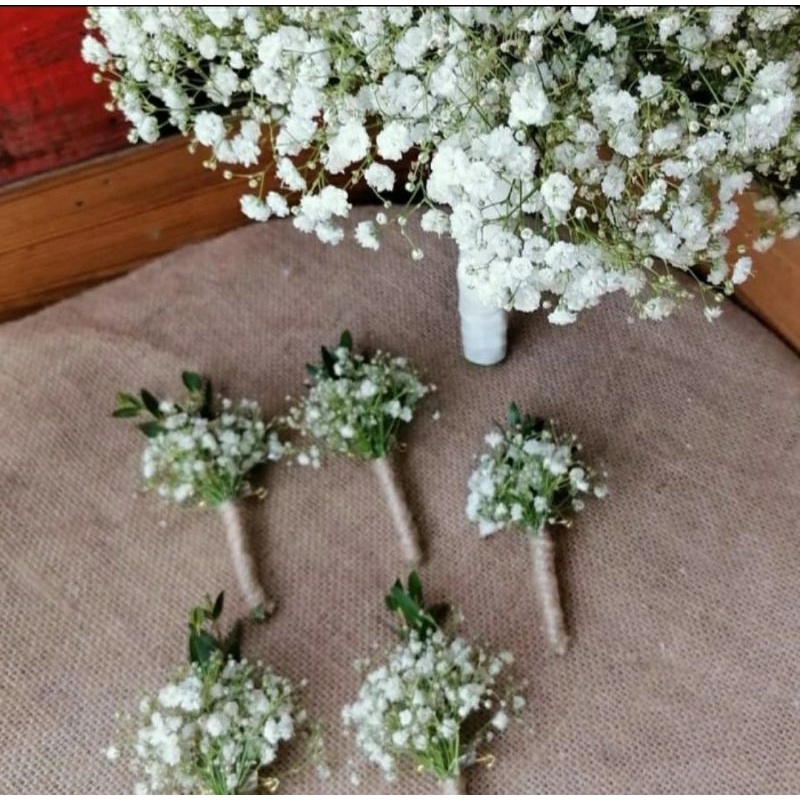 WEDDING CORSAGE/KORSASE BUNGA JAS/KORSASE PERNIKAHAN/BUOTONNIERE