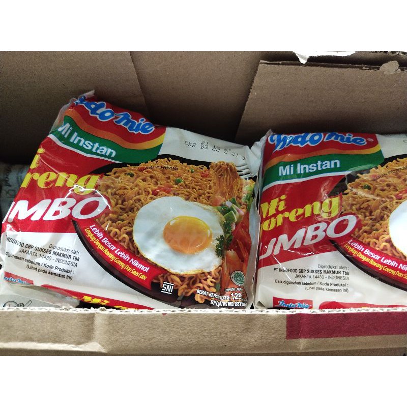 Indomie Goreng Jumbo 1 dus