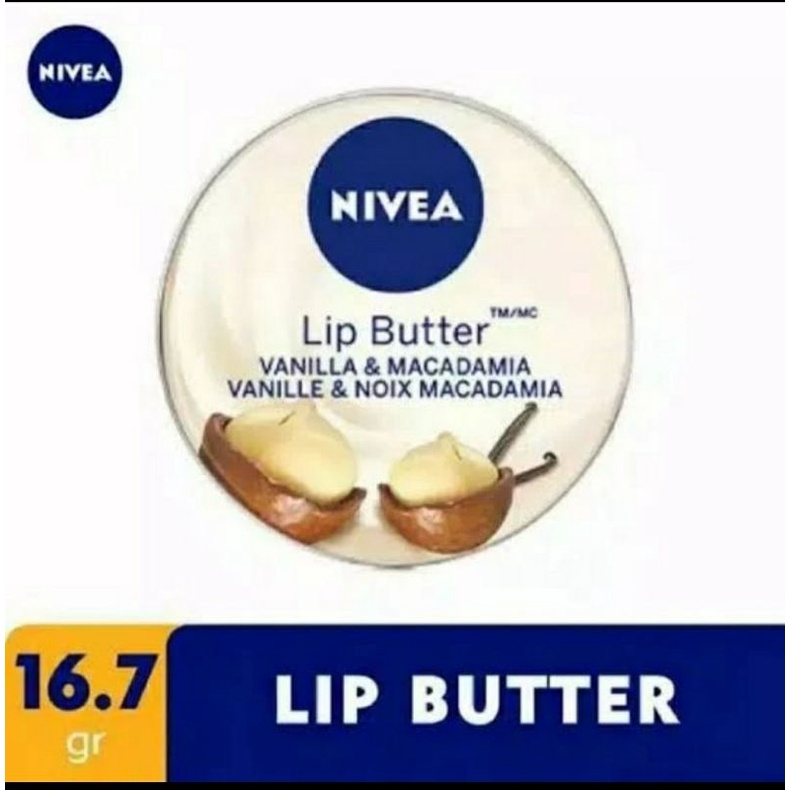 Nivea Lip Butter Vanilla / Blueberry Blush [16.7 Gr] Lip Care PELEMBAB BIBIR