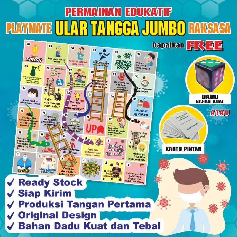 Ular Tangga Raksasa Jumbo