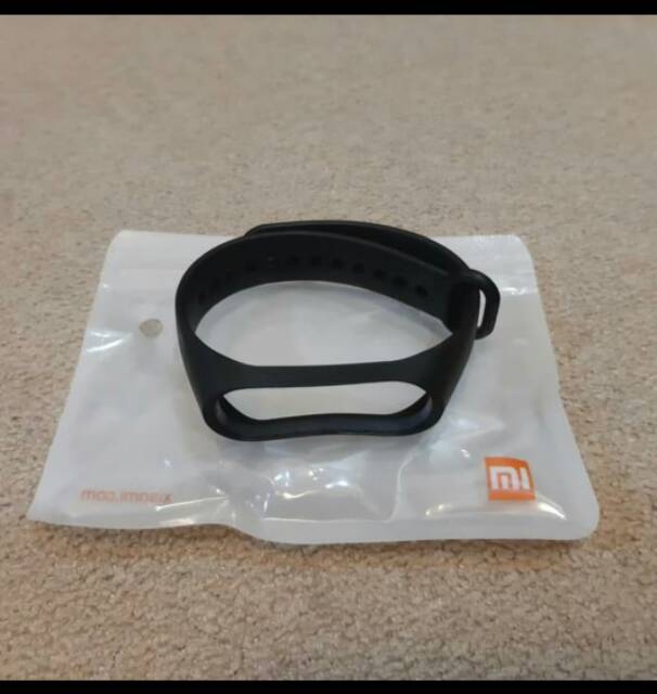 STRAP ORIGINAL GELANG MI BAND 3 / MI BAND 4 KARET GELANG XIAOMI MIBAND