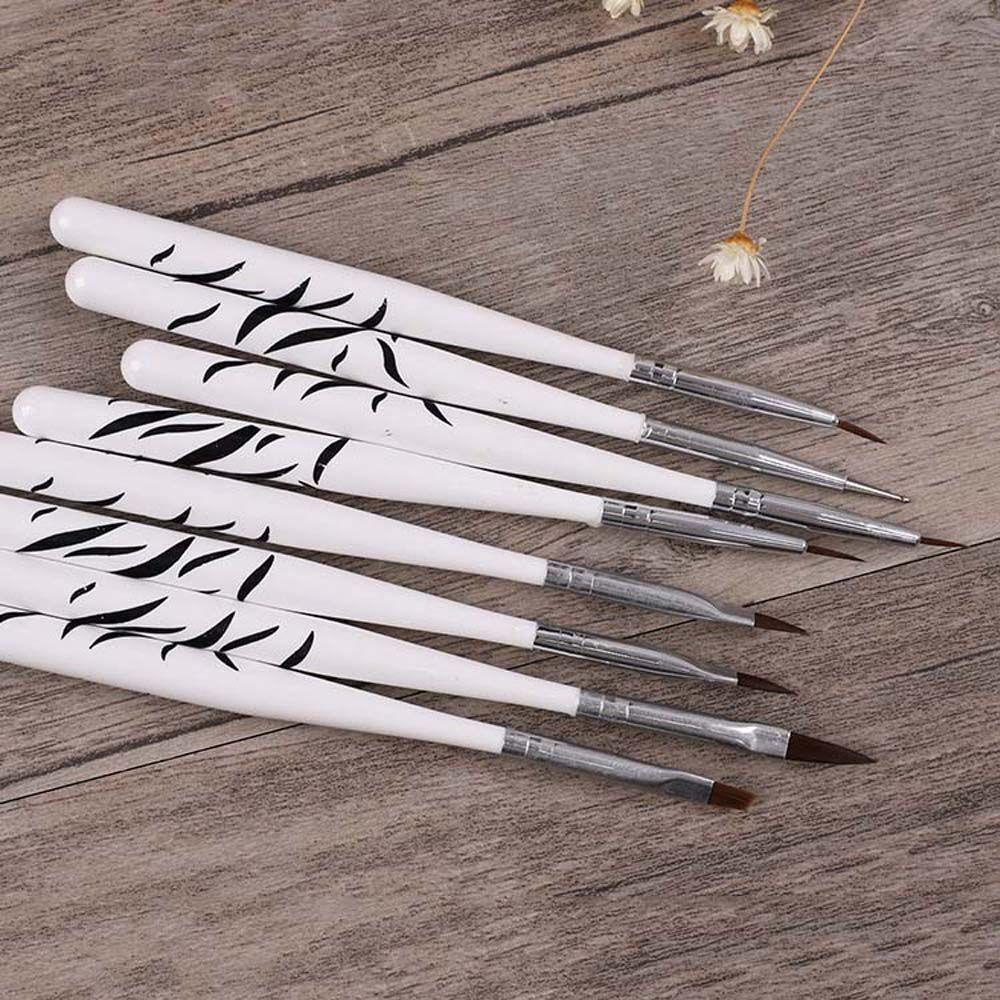 Mxbeauty Nail Art Lukisan Pen Wanita Alat Kecantikan Kuas Gambar Kuku 3D Nail Tips Liner UV Gel Extension Nail Dotting Pen