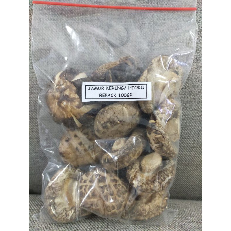 

Jamur Shitake Super/Hioko kering SU BRAND repack 100 gram