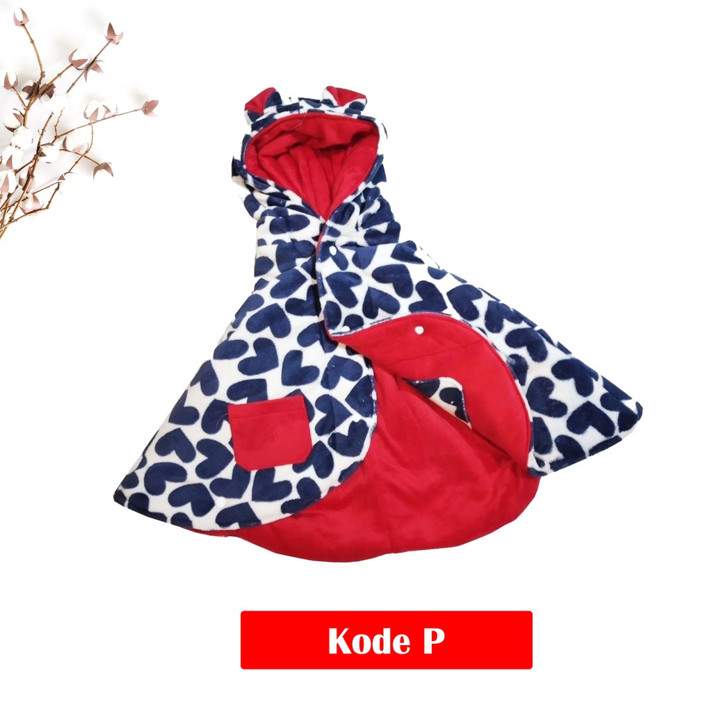 BABY CAPE Selimut Bayi Newborn-3thn Jaket Anak Bayi Murah-P