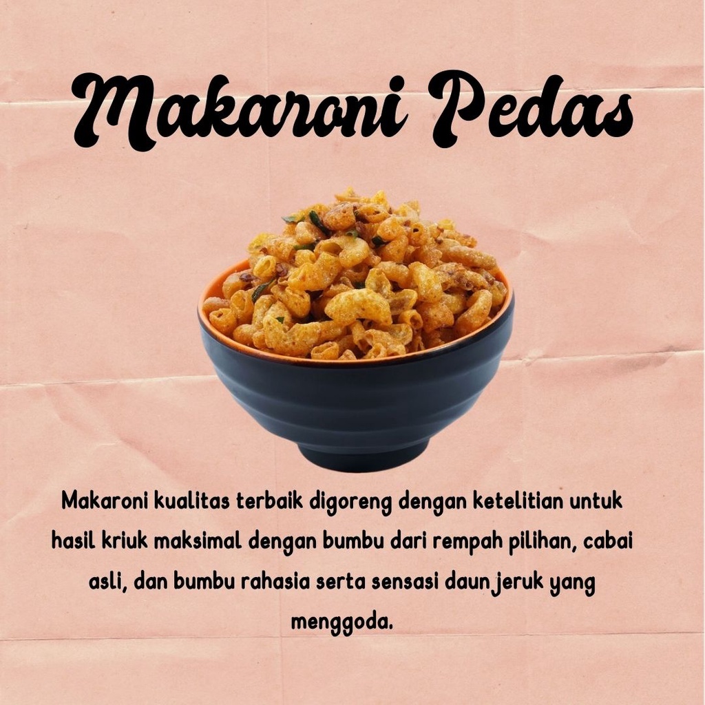 

Makaroni Pedas Teman Butchin 500gr