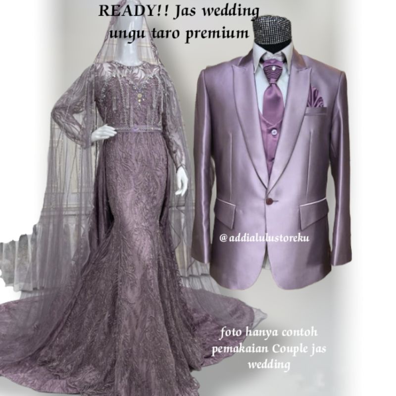 JAS PENGANTIN PRIA UNGU TARO/JAS WEDDING PRIA UNGU TARO/JAS PRIA PREMIUM FORMAL