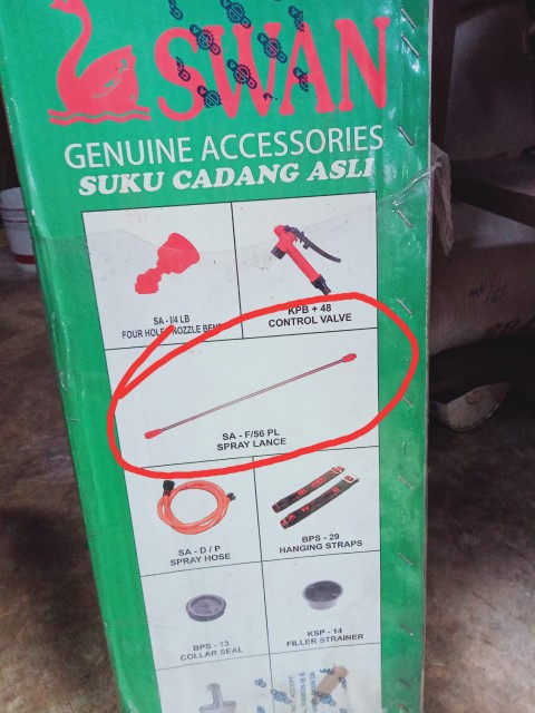 Stik Pipa Tengki Semprot Sprayer Manual 55 Cm Swan