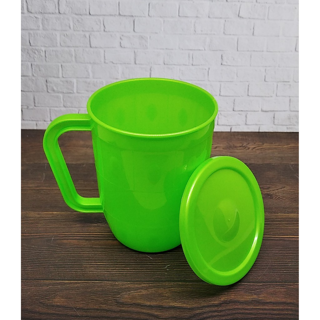 GELAS GAGANG PLASTIK SANTOS 1 LUSIN GELAS MINUM GAGANG PLASTIK GELAS  PLASTIK GAGANG