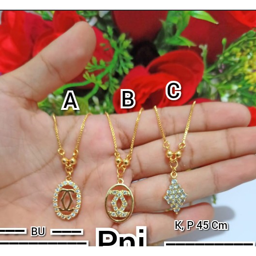 Kalung Wanita Dewasa Plus Liontin Permata Mewah Xuping (COD)