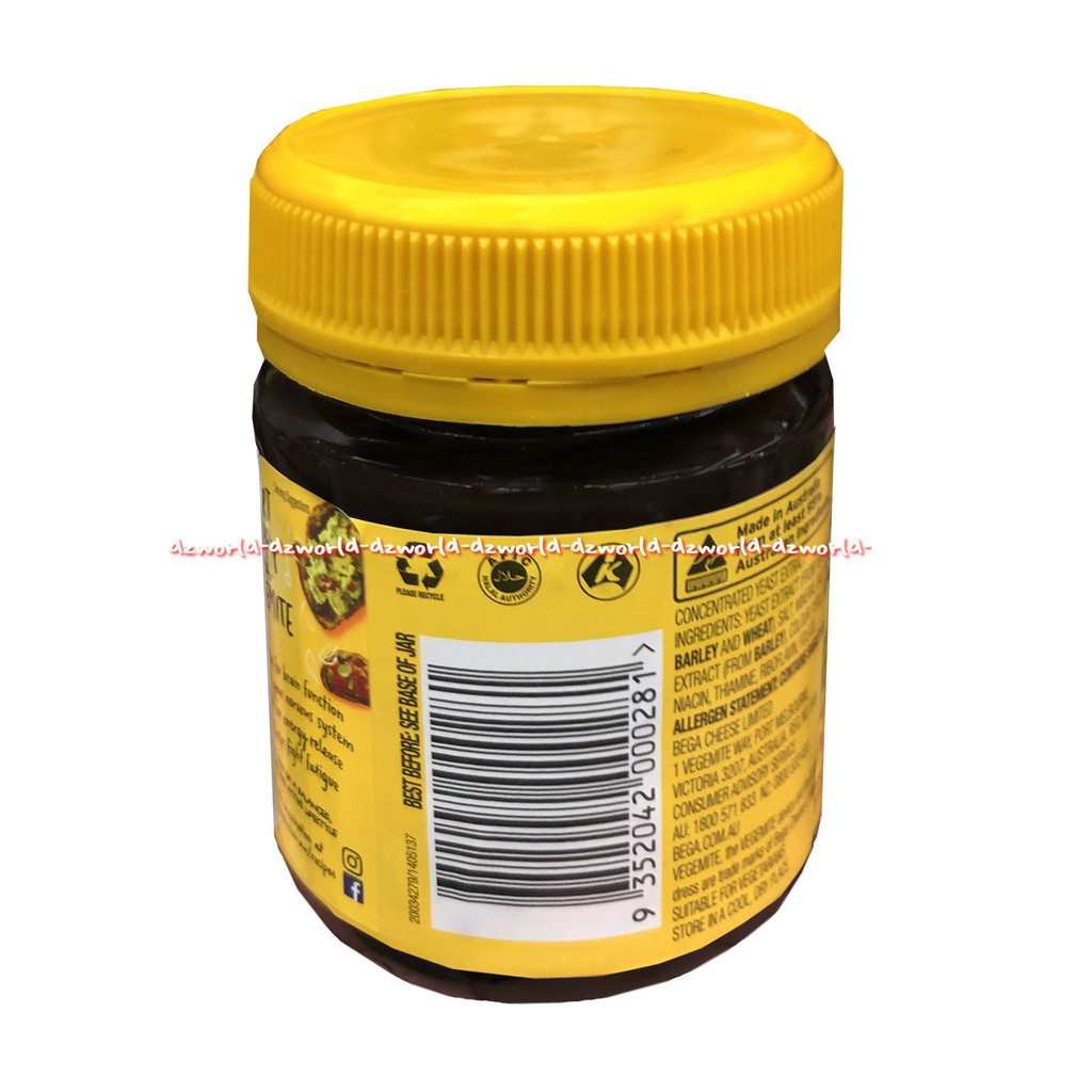 Vegemite B Vitamin For Vitality Australia 220gr Selai Sayuran Vit B